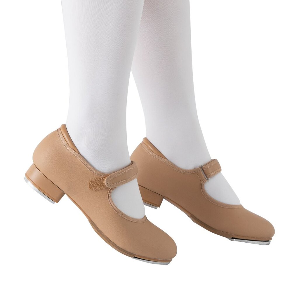 Easy Strap Tap Shoe Dance Flats for Girls and Boys